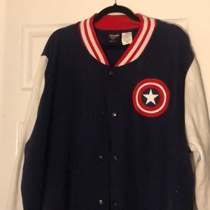 Marvel Captain America Men’s Fleece Jacket